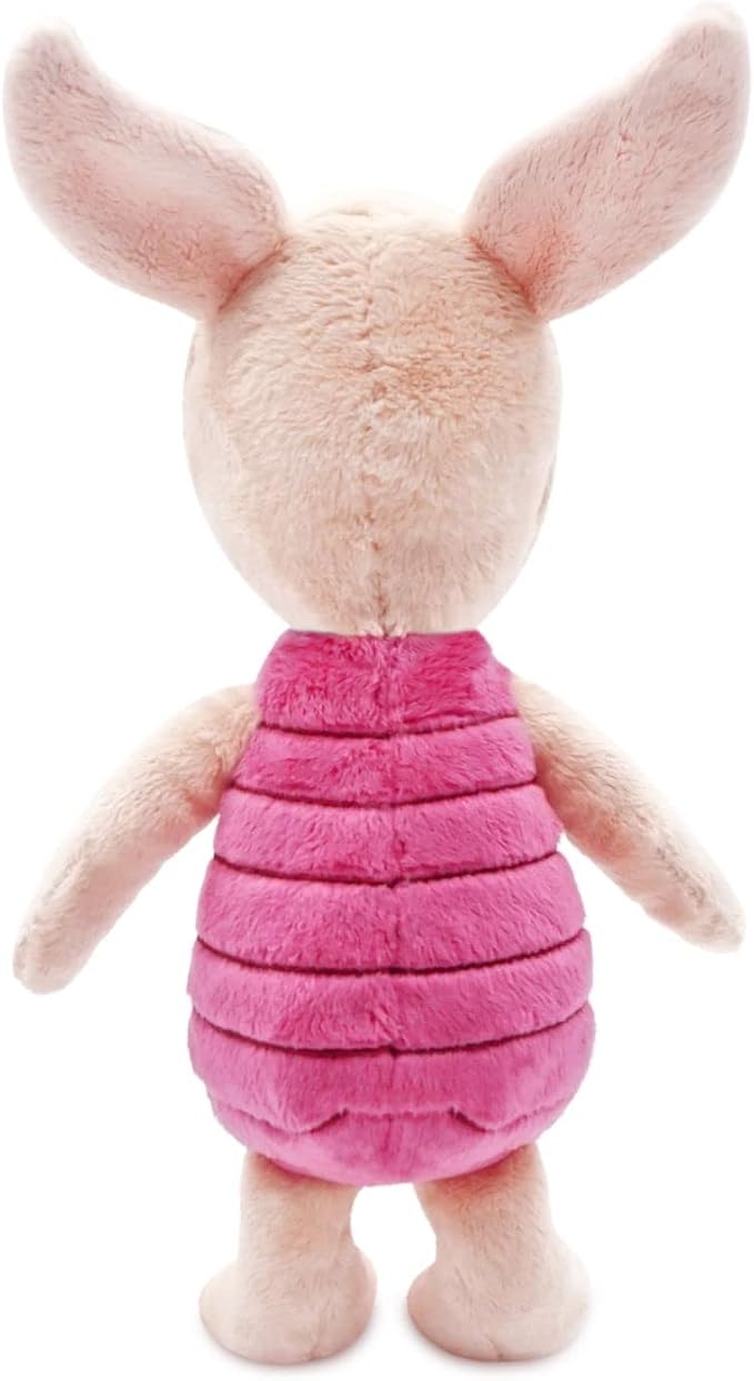 Disney Store Official Piglet Medium Soft Toy for Kids, Cuddly Character with Fuzzy Texture and Embroidered Details, Flexible Floppy Ears, Disney Plushy Suitable for All Ages