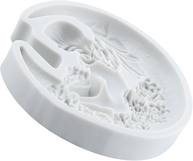 Moon Goddess Polymer Clay Mold Moon Angel Fairy Silicone Molds for DIY Craft Epoxy Resin Casting Polymer Clay Tools Crafts Air Dry Jewelry Making