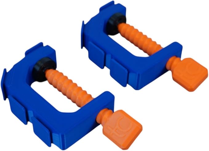TechConnext Track Clamp for Hot Wheels Track (2 Pack) – Durable PLA Plastic, Up to 25% Stronger, Softer Top for Screw, Secure Grip, Made in USA