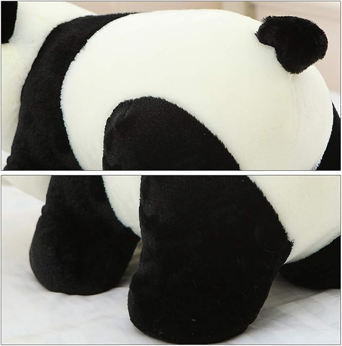 Stuffed Panda Animal Plush Toy 12 Inches Animal Stuffed Plushies Super Soft Cute Cuddly Pillow Cushion Stuff Dolls Birthday Xmas Gifts for Children Kids Boys Girls Room Decor Bedtime, 12Inches