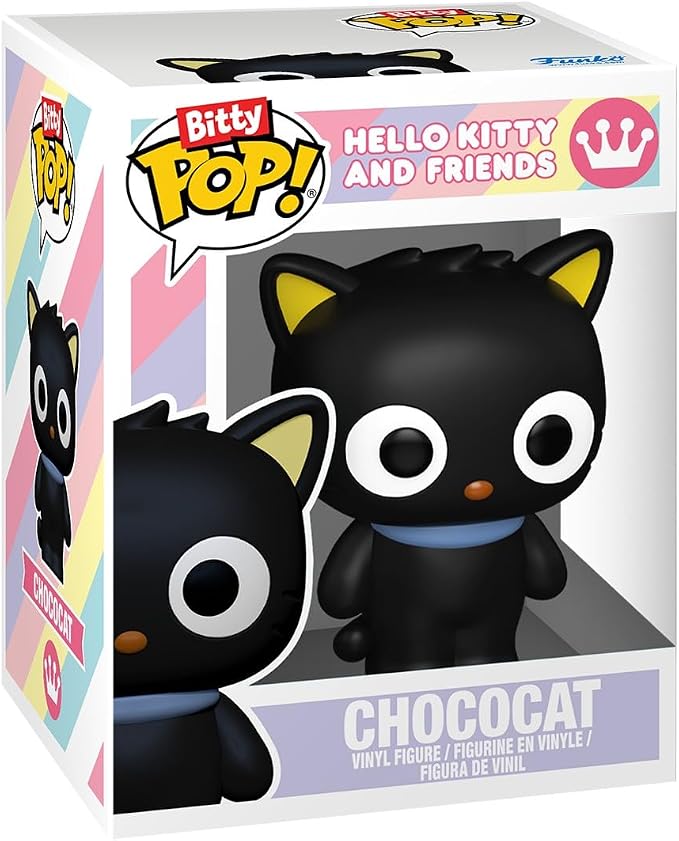 Funko Pop! Bitty: Sanrio - Hello Kitty (Classic), Cinnamoroll, Pompompurin, and A Surprise Mystery Mini Figure - 0.9 Inch (2.2 Cm) - Hello Kitty Collectable - Stackable Display Shelf Included