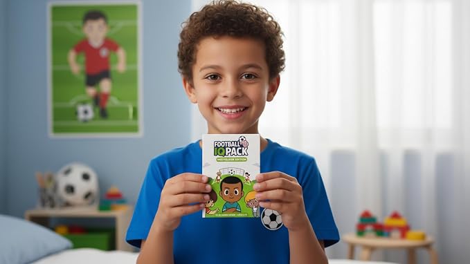 Soccer IQ Cards by Football IQ Pack– Game Intelligence Cards for Kids Ages 5–11 | Learn Mindset, Defending, Attacking & Communication | (Midfielder Edition)