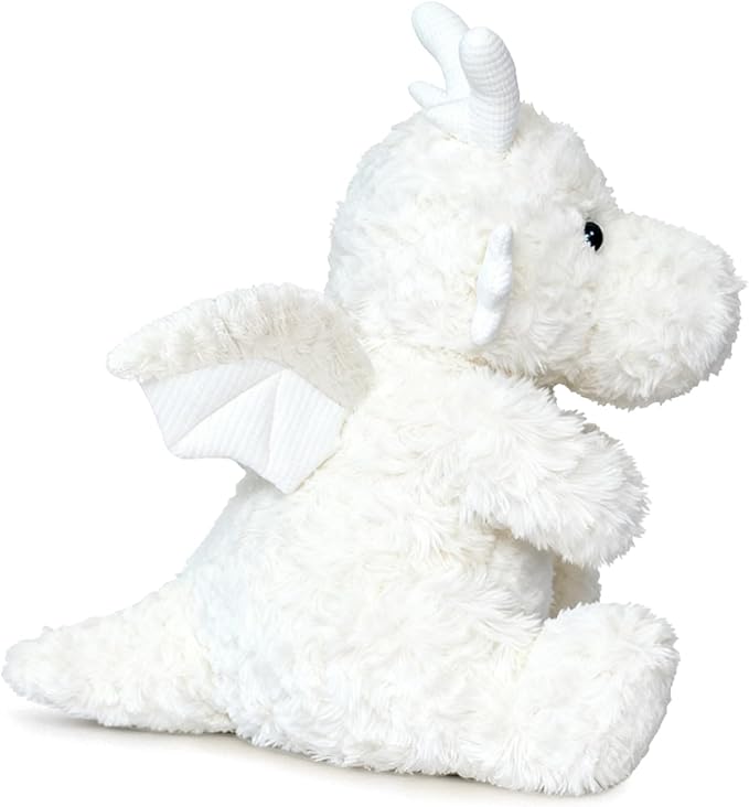 SUSULF Little Flying Dragon - Cute Stuffed Animal Plush Toy - Adorable Soft Dragons Toy Plushies and Gifts - Perfect Present for Kids (White,7.87in/20cm)