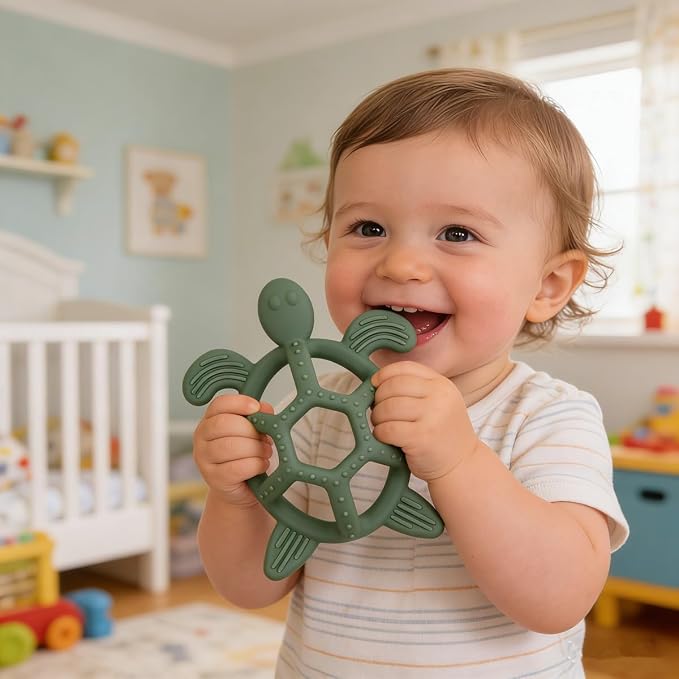 Baby Toy,3D Elephant Teether Toy,Fidget Chewing Toy BPA-Free,1 Pack | Multi-Functional Sensory Chew Toys,Chewlery Silicone Toy