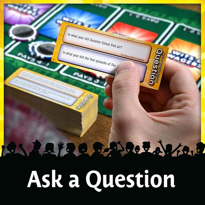 Wits and Wagers Deluxe Board Game | The Trivia Game Where You Don't Need the Answers to Win | Party Game for Groups | 4+ Players | Age 10+