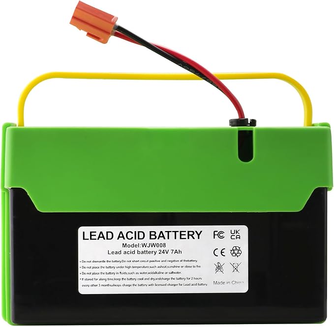 24V Battery for Ride On Toys, 24 Volt 7Ah Rechargeable Battery for Power Wheels, Kids Cars, UTV, and Dump Trucks - 12fm7 24v7ah/20hr Lead-Acid for Best Car Ride on Cars Thunder UTV