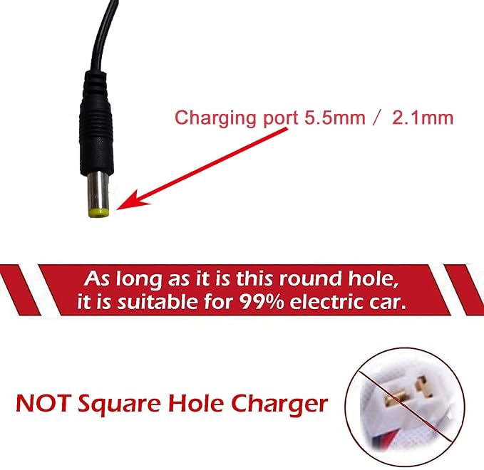 6V Battery Charger for Kids Ride On Toys car 6 Volt Battery Charger for Best Choice Products Hello Kitty SUV Kid Trax Toddler Quad Kidzone Bumper Car Electric Toys Charger