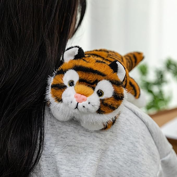 7.8inch Tiger Stuffed Animal, Tigers Plush Toy, Birthday Xmas Gift for Kids (Tiger)