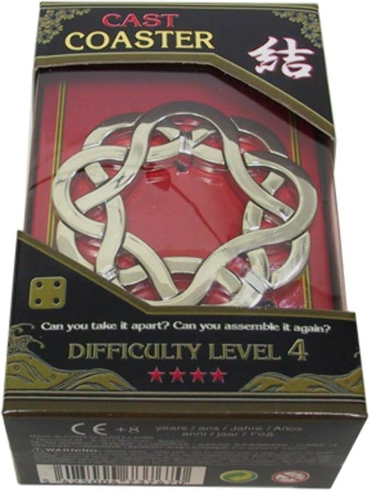 Hanayama Cast Metal Puzzle Coaster