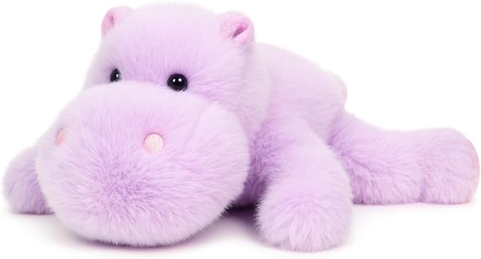 Adorable Hippo Stuffed Animal Soft Hippopotamus Plush Toy Cute Birthday Gifts for Boys Girls Kids Toddlers