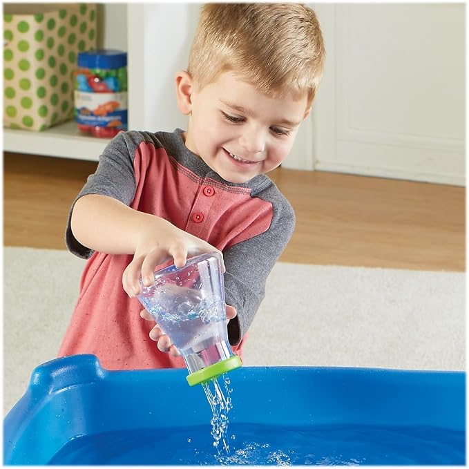 Learning Resources Splashology, Water Lab Science Kit, STEM Playtime, Water Activities, 19 Pieces, Ages 3+