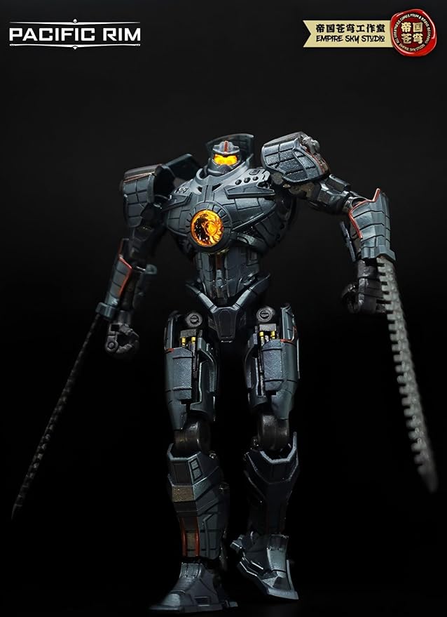 Pipigirl x Empire Sky Studio 1/12 Pacific Rim Mech Action Figure, Boxed Unique Figure Idea, 5 in Assembly Collectible Mecha Action Figures Kits