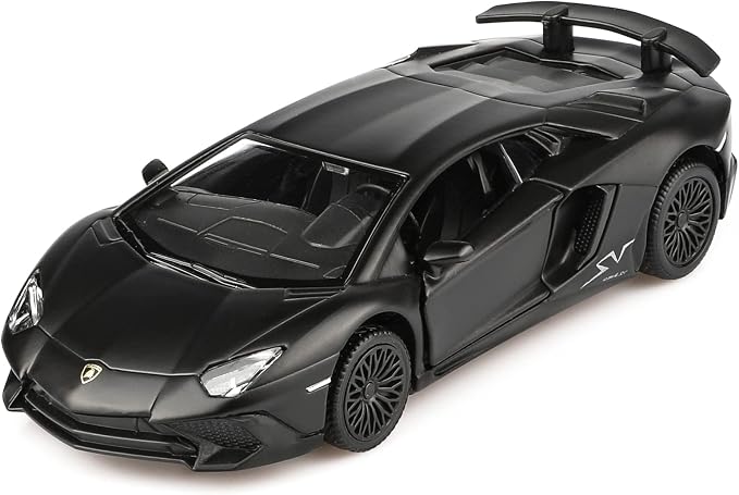 TOKAXI 1/36 Scale LP750-4 SV Diecast Car Models,Pull Back Vehicles Toy Cars,Cars Gifts for Boys Girls (Matte)
