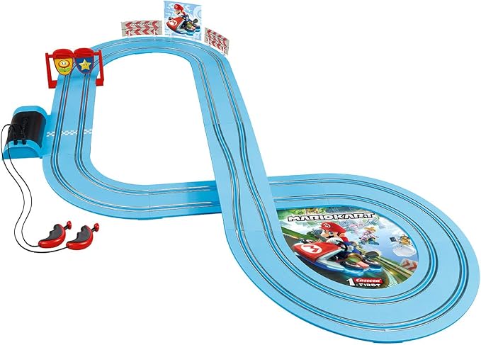 Carrera First Mario Kart Slot Car Race Track Set – Mario & Luigi (Ages 3+)