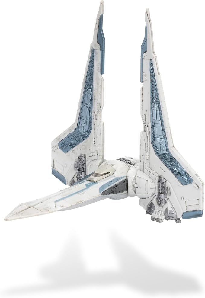 Star Wars Micro Galaxy Squadron Bo-Katan’s Gauntlet Fighter (Armada Edition) - 5-inch Vehicle with Rotating Wings and 1-Inch Micro Figure Accessory