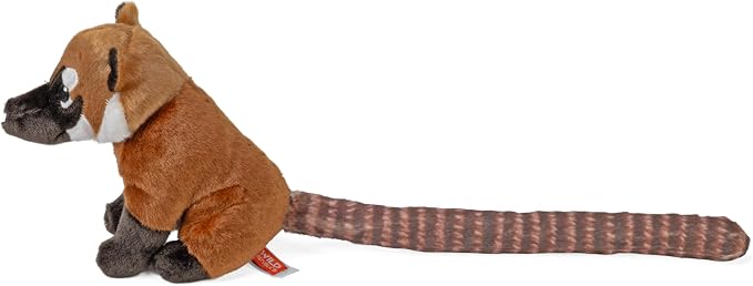 Wild Republic Rainforest Coati, Stuffed Animal, 6 Inches, Plush Toy, Fill is Spun Recycled Water Bottles