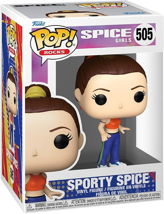 Funko Pop! Rocks: Spice Girls - Sporty Spice - (Wannabe) - Collectable Vinyl Figure - Gift Idea - Official Merchandise - Toys for Kids & Adults - Music Fans - Model Figure for Collectors and Display