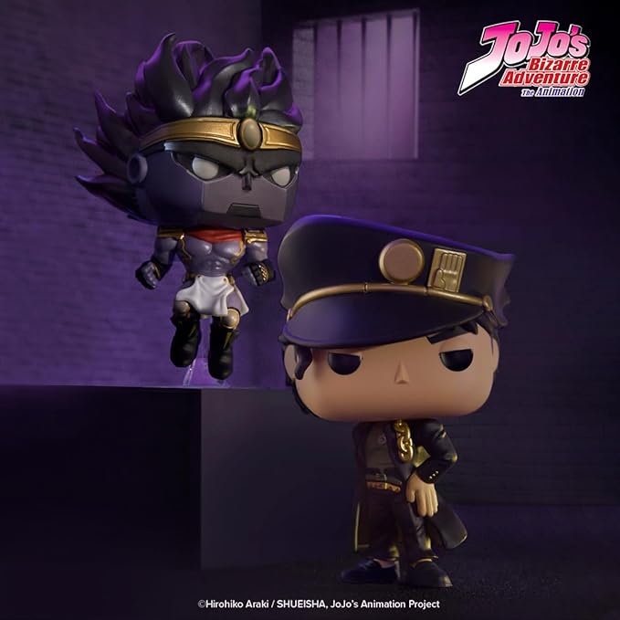 Funko Pop! Animation: JoJo's Bizarre Adventure - Jotaro and Star Platinum, 2-Pack - Amazon Exclusive - Collectable Vinyl Figure - Gift Idea - Official Merchandise - Anime Fans