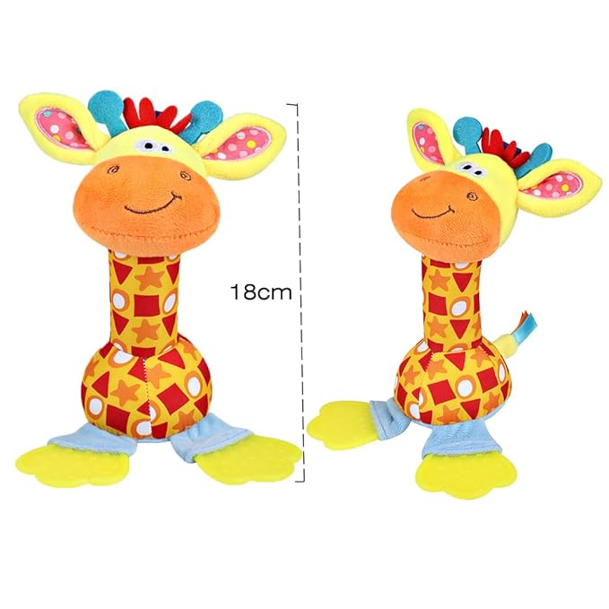 Baby Rattles Toys for 0-6-12 Months, Newborn Shaker Sensory Toys for 3-12 M