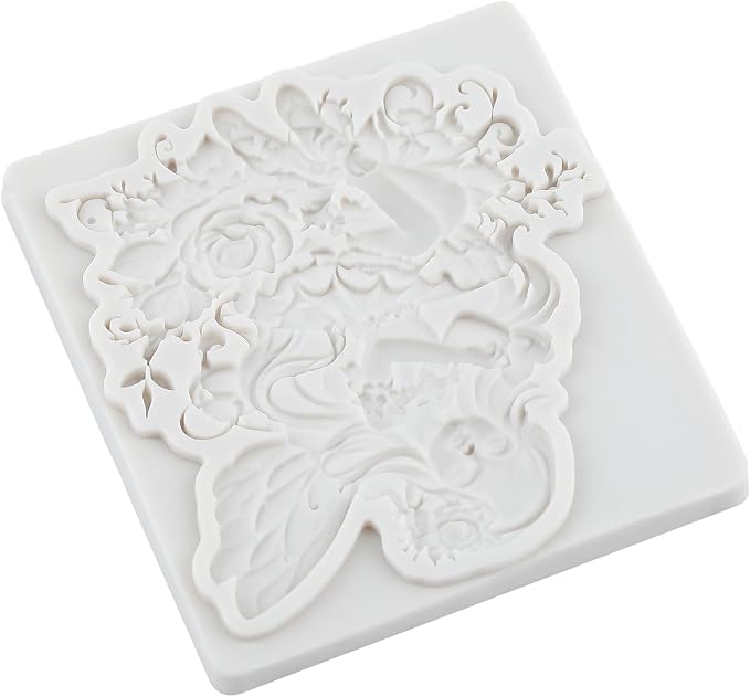 Flower Fairy Polymer Clay Molds Butterfly Fairy Silicone Mold for Epoxy Resin Casting DIY Crafts Air Dry Polymer Crafts Supplies Clay Tools