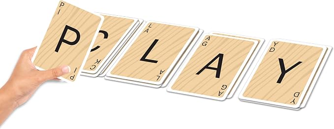 Winning Moves Scrabble Slam, Fast Paced Card Game of Scrabble Games USA | The Original 2000's Mega Hit, Fast-Paced Card Game Version of Scrabble