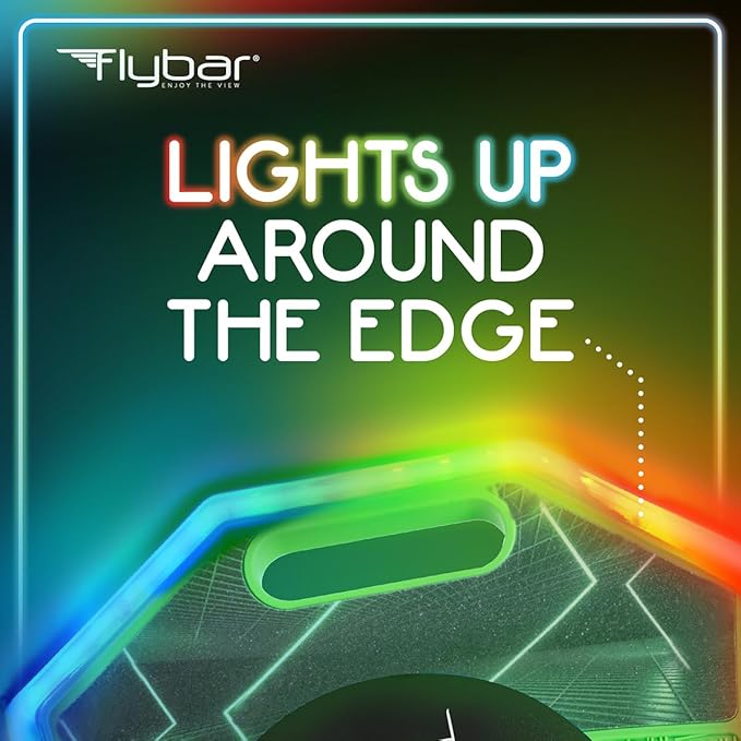 Flybar LED Pogo Trick Ball for Kids Balance Bounce Board w/Anti-Slip Deck