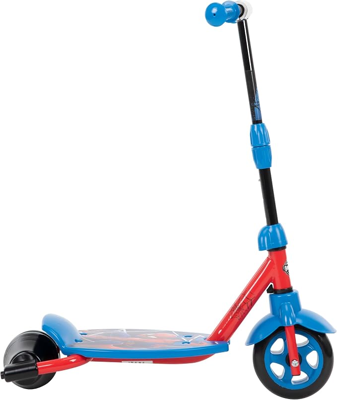 Huffy Toddler 3-Wheel Scooter for Kids, Multiple Colors & Licensed Character Graphics, Ages 3+, Durable Steel Frame, Wide Non-Slip Deck, Stable Lean-to-Steer Design, Light-Up Options, Girls/Boys