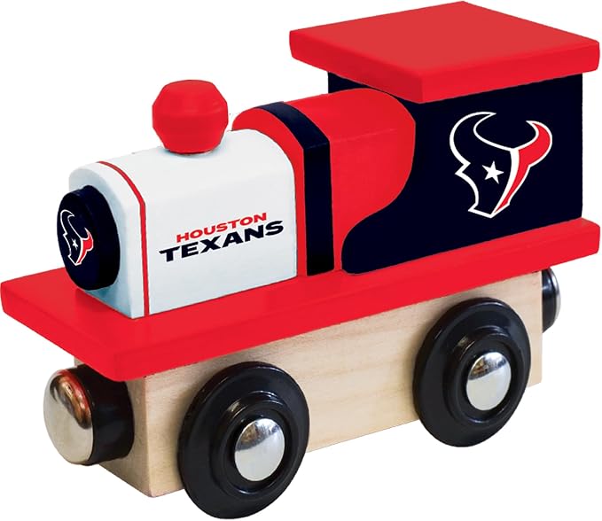 MasterPieces Wood Train Engine - NFL Houston Texans, Officially Licensed Toy