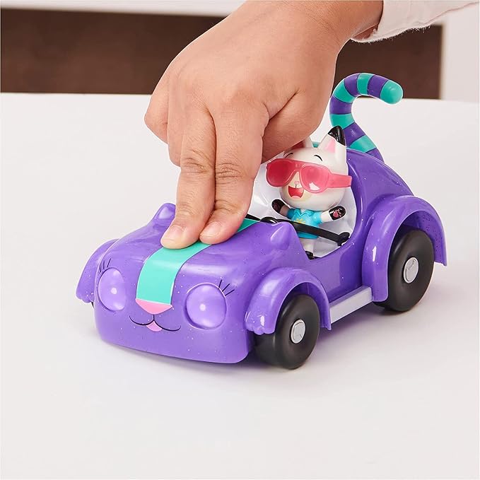 Gabby's Dollhouse, Carlita's Car with Pandi Panda Character and Accessories, Toys for Ages 3+