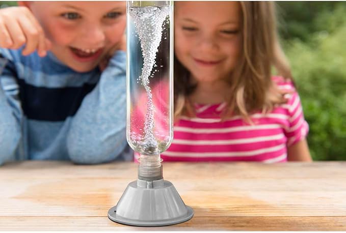Rhode Island Novelty KidzLabs Thrilling Tornado Maker Kit - Educational Weather Experiment for Kids - Perfect for STEM Classrooms, Science Fairs, and Home Activities