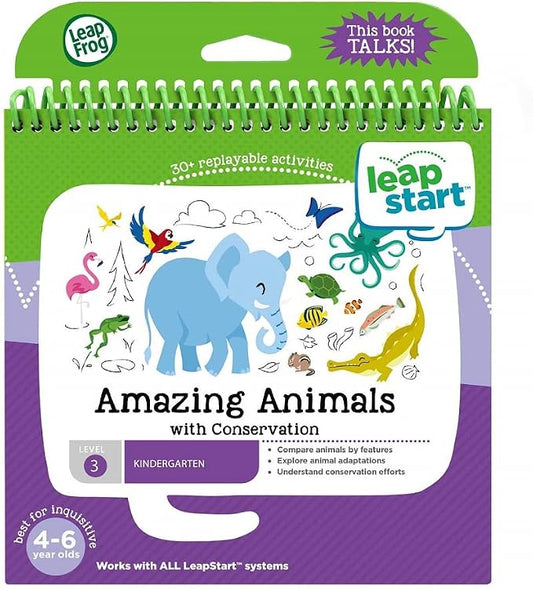 LeapFrog LeapStart Kindergarten Activity Book: Amazing Animals and Conservation
