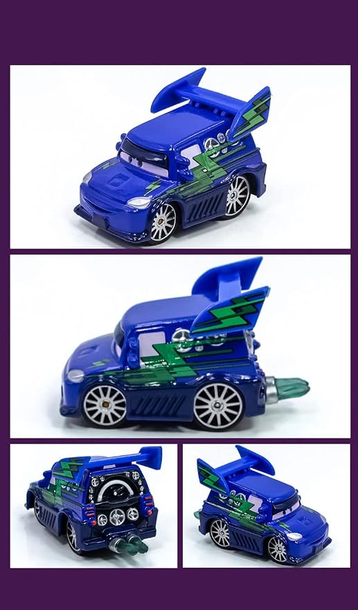 6PCS Movie Cars 2 3 Cars Assortment 1：55 Loose Diecast Vehicles Toys (6 PCS CAR Toy) (MP-BCD)
