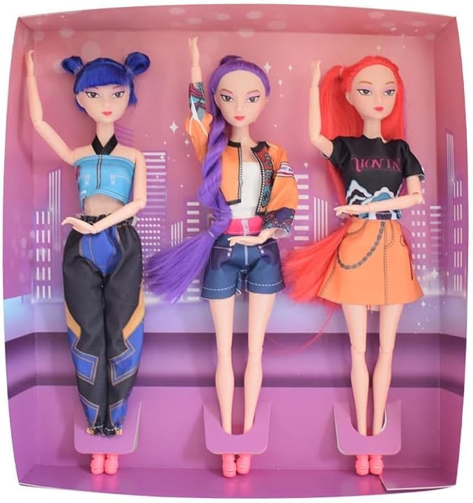 Demon Hunters 11.5'' Fashion Doll for,Articulated Girl Group Doll,Perfect Christmas and Birthdays Toy Gift for Girls Fans