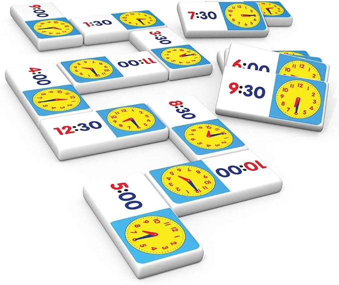Junior Learning JL486 Time Dominoes Small