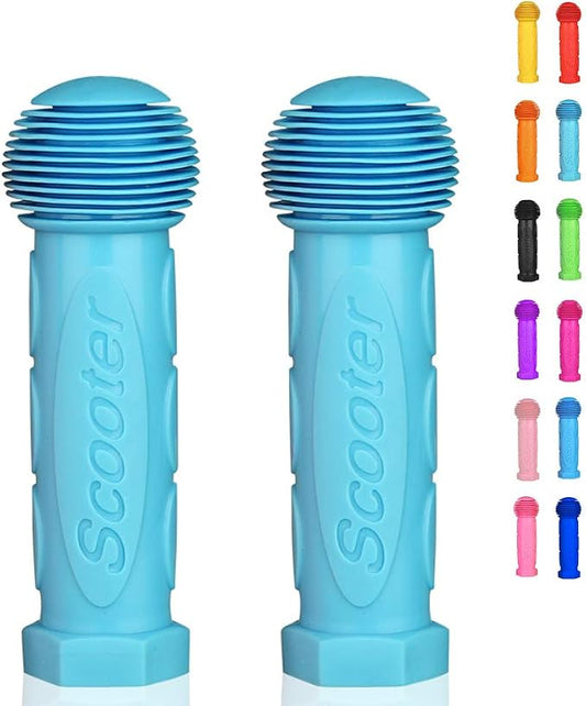 Scooter Grip Handlebar 1 Pair Bicycle Grip Fit for 2-3-4 Wheels Kid Kick Scooters,Children Bike,Rocking car,Drifting Scooter,Swing Scooter,Push Cart