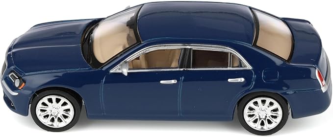 Greenlight 1/64 2013 Chrysler 300C, Blue, Rick's Auto Sales, LP Diecast Exclusive 51620