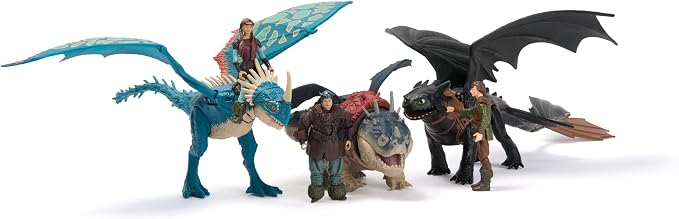 DreamWorks Dragons, How to Train Your Dragon, Deadly Nadder & Astrid, Viking Duo Action Figures, Kids Toys for Boys Ages 4 and up