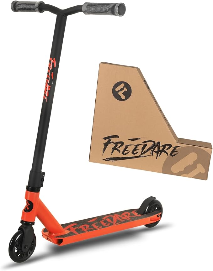 FREEDARE Pro Stunt Scooter, Trick Scooter for Kids, Teens, Boys and Girls, 8 Years Old Above Freestyle Street Scooter for Intermediate and Beginner Skate Park