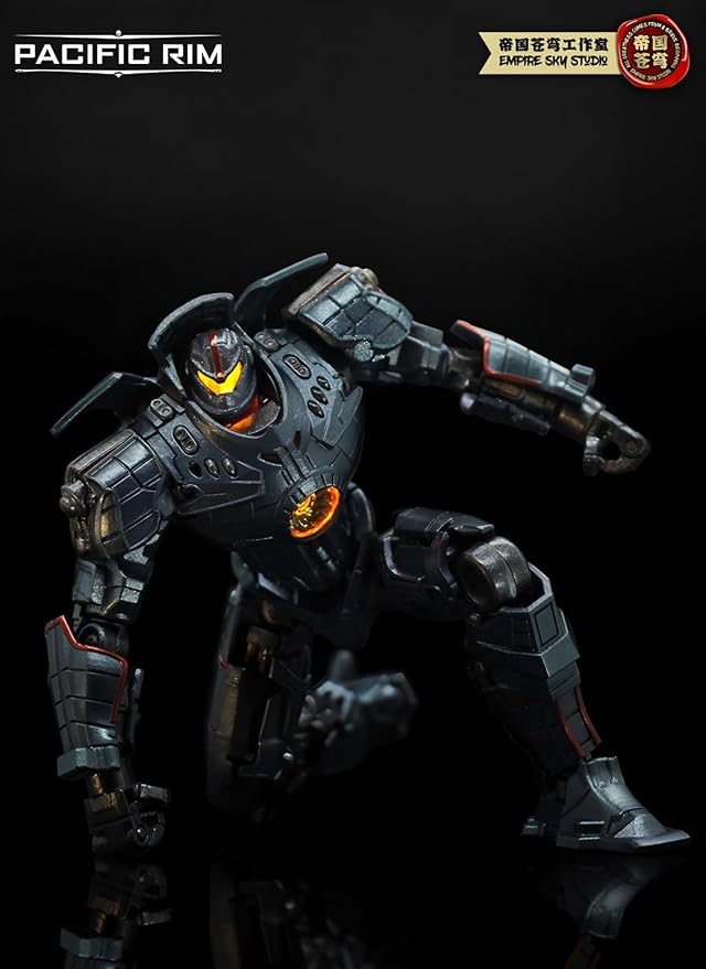 Pipigirl x Empire Sky Studio 1/12 Pacific Rim Mech Action Figure, Boxed Unique Figure Idea, 5 in Assembly Collectible Mecha Action Figures Kits
