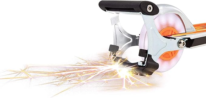 Razor Spark Ultra Kick Scooter for Kids Ages 8+ - Spark Bar, Ultra Bright LED Wheels, Rear-Fender Brake, Adjustable Handlebars, for Riders up to 143 lbs