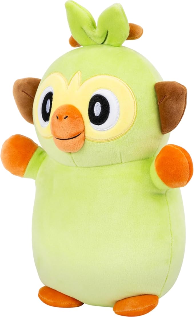 Squishmallows Original Pokémon 10in Grookey HugMees – Ultrasoft Official Jazwares Plush (Medium-Sized)