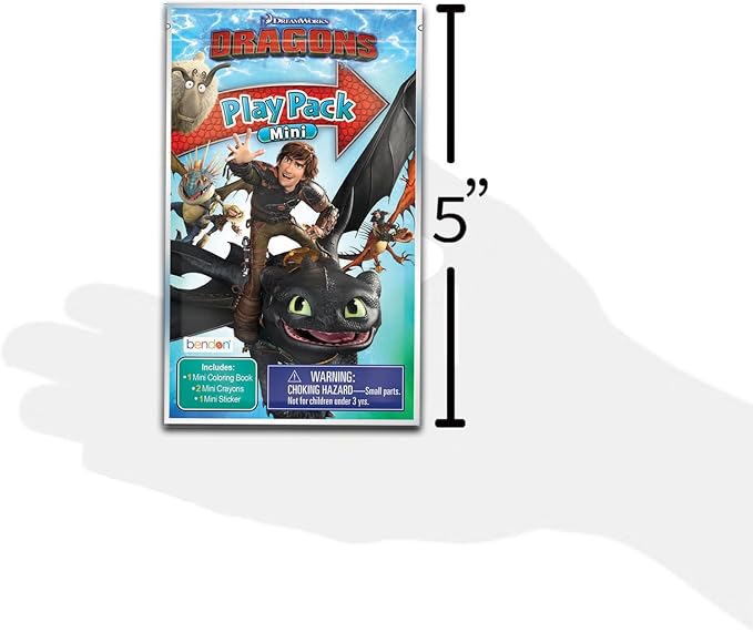 DreamWorks How to Train Your Dragon Coloring and Activity Book for Kids - Bundle with Coloring Pages and Matching Game Plus Play Pack, More | How to Train Your Dragon Activity Set for Girls