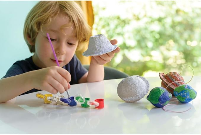 4M - STEAM Green Paper Crafts - Make Recycled Papers, Flower Pressing Art - Eco-Friendly STEAM Craft Paper Kit for Kids Ages 5+ - Learn Sustainability Through Creative Activities