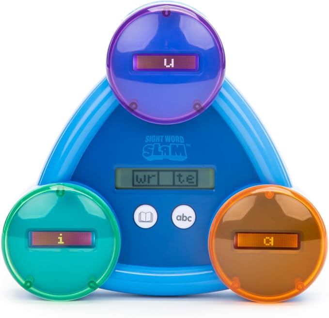 Educational Insights Sight Word Slam - Kindergarten Learning Activities, Sight Word Games, Electronic Phonics Flash Cards, Reading Games for Kids 5-7, Learn to Read CVC Words, Literacy Development
