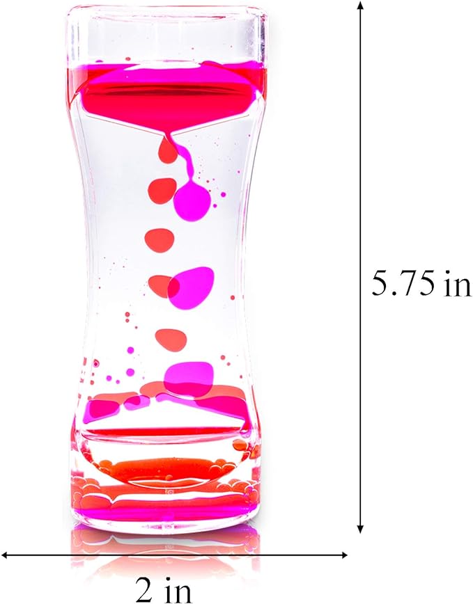 Super Z Outlet Liquid Motion Bubbler for Sensory Play, Fidget Toy, Children Activity, Desk Top, Assorted Colors (4 Pack)