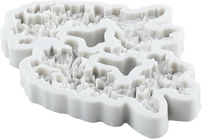 Baroque Leaf Scroll Polymer Clay Mold Curlicues Scroll Lace Silicone Molds for DIY Craft Epoxy Resin Casting Polymer Clay Tools Crafts Air Dry Jewelry Making