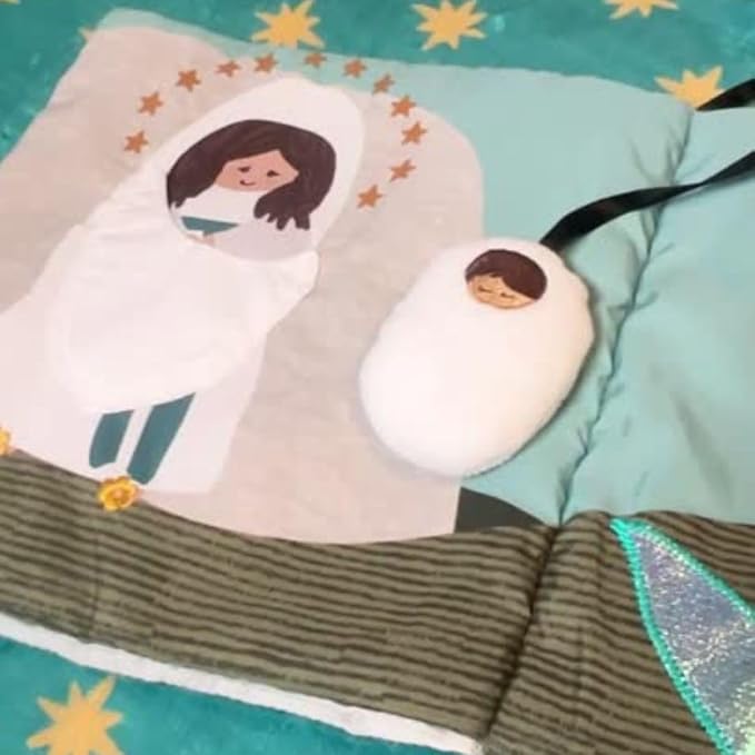 Wrapped in Mary’s Mantle Quiet Book - Catholic Stories Book for Kids with Spiritual Lessons - Mary’s Love Teaching Faith, & Guidance Thro...