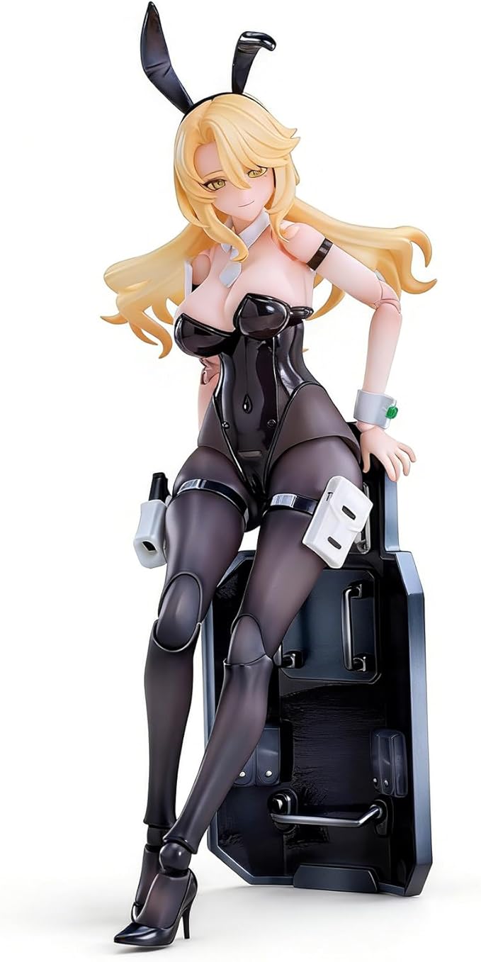 Pipigirl Snail Shell 1/12 Scale Plastic Model Action Figures Kits, Rabbit Reaction Force Elena, Anime Collectible Action Figures