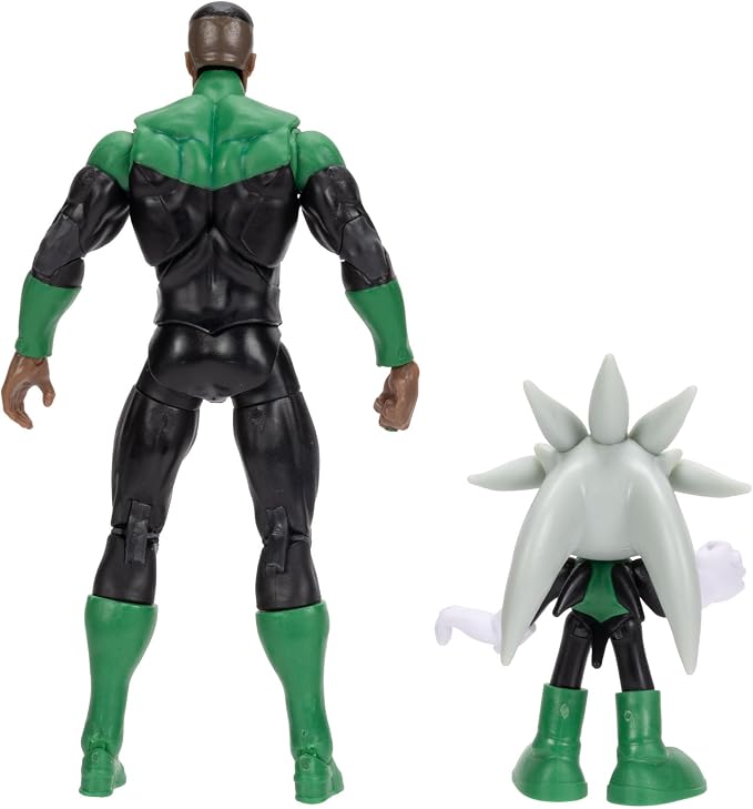 DC X Sonic the Hedgehog Silver as Green Lantern & Green Lantern 2.5/5-inch Figures Multipack