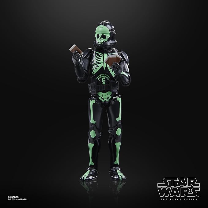 STAR WARS The Black Series Clone Trooper (Halloween Edition) and PORG Toys, 6-Inch-Scale Holiday-Themed Collectible Figures, Ages 4 and Up